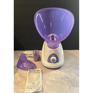 Conair 3704 White & Purple Warm Steam Cool Mist Facial Sauna
